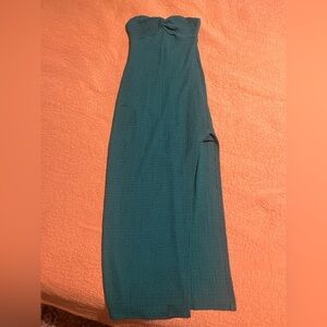 Wild Fable Strapless Teal Dress